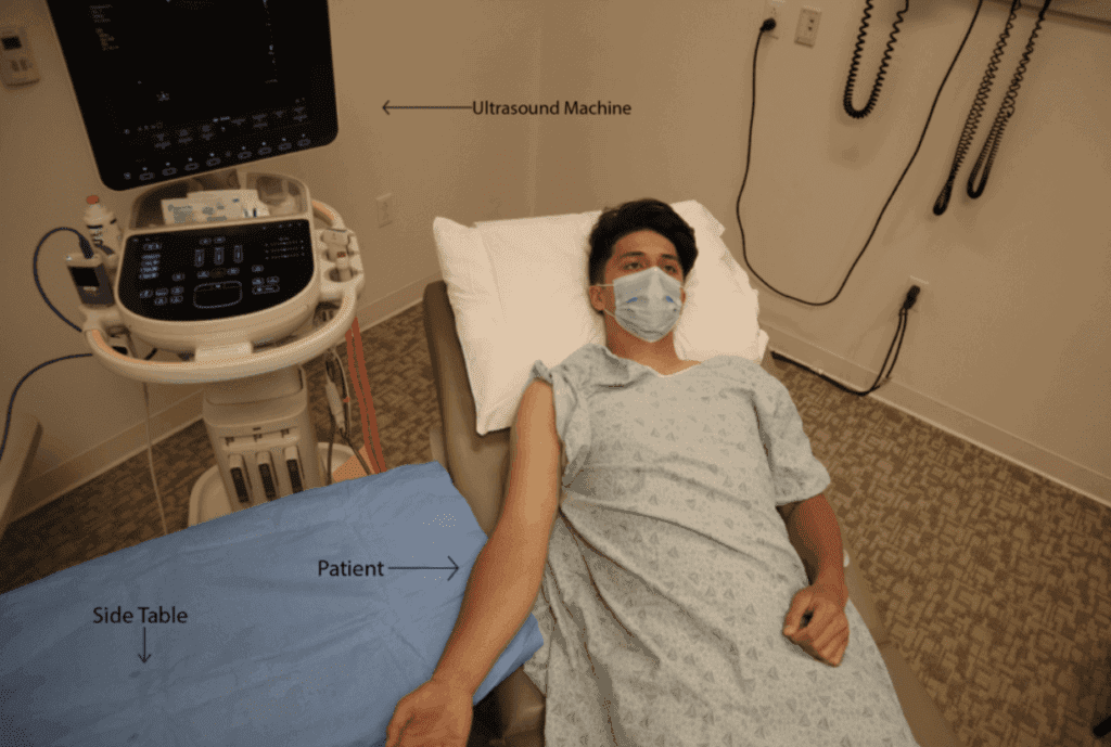 Ultrasound Guided Peripheral IV PIV Preparation